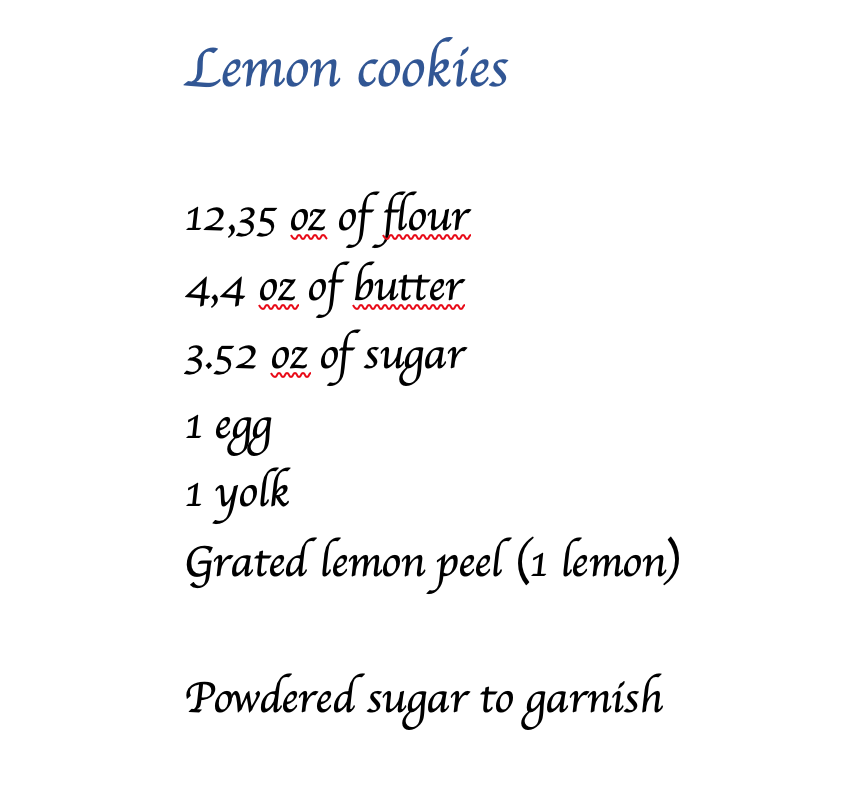 lemon cookies - recipes